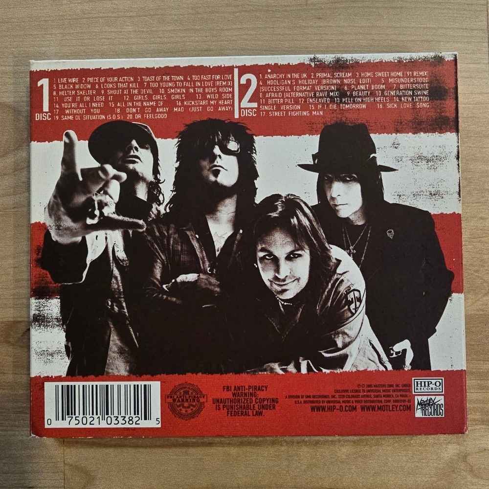 Mötley Crüe – Red, White & Crüe CD 2005 2-Disc Hard Rock Hip-O Records - Picture 2 of 3